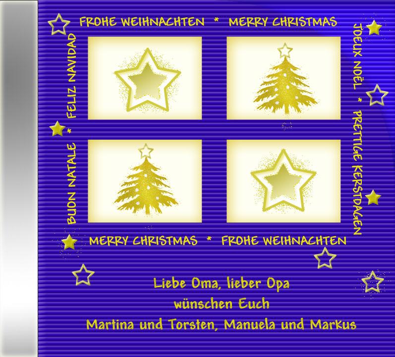Weihnachts CD Cover XL